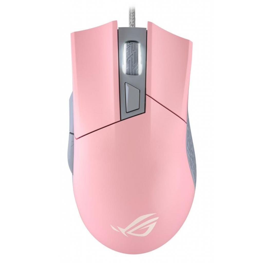 Мишка ASUS ROG Gladius II Origin Pink (90MP00U3-B0UA01)