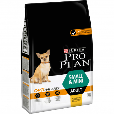 Сухий корм для собак Purina Pro Plan Dog Small&Mini Adult з куркою і рисом 18 кг (7613035122338)