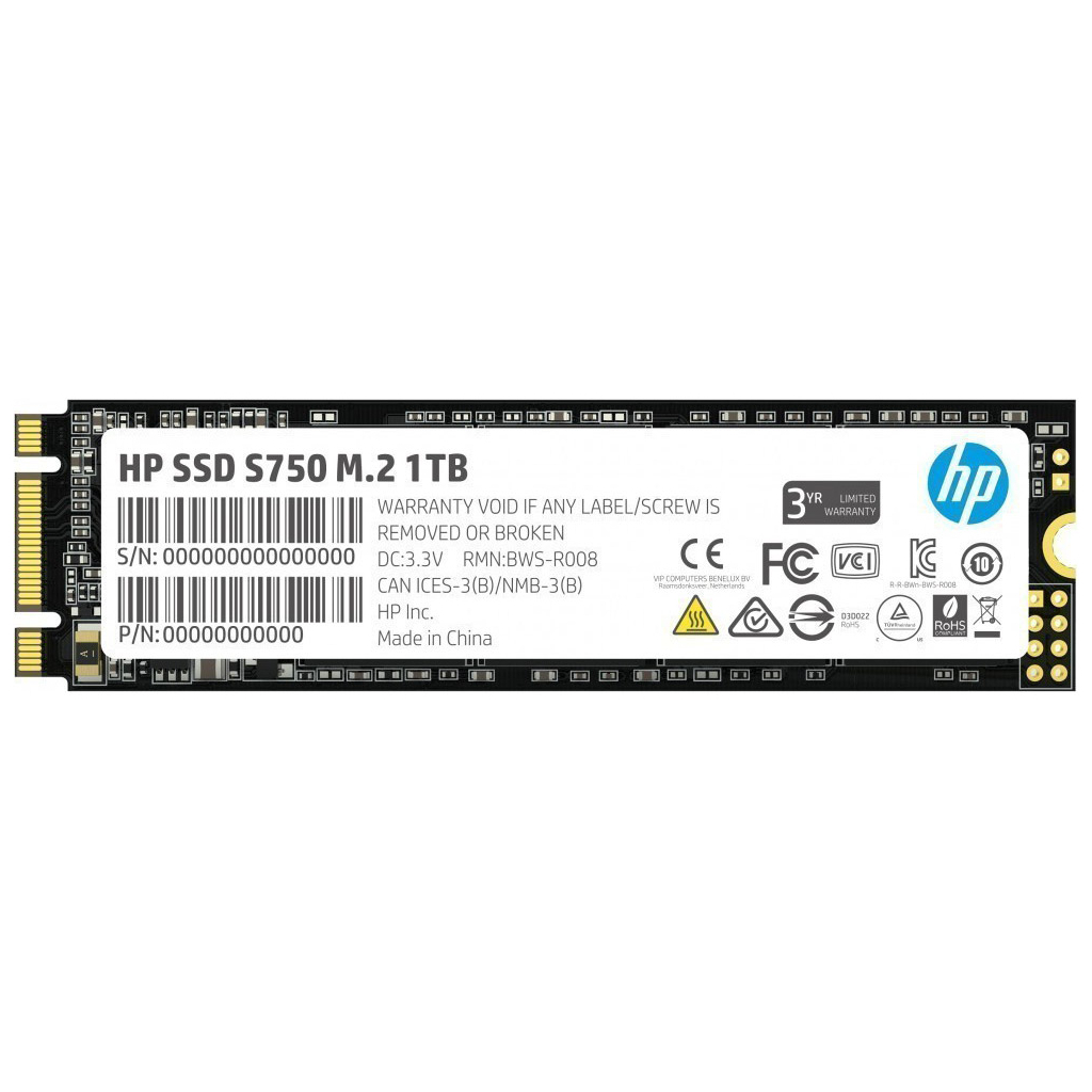 Накопичувач SSD M.2 2280 1TB S750 HP (16L57AA)