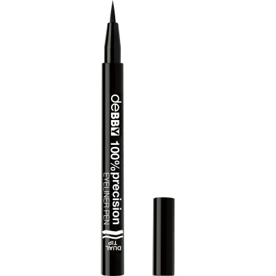 Підводка для очей Debby 100% Precision Eyeliner Pen Dual Tip 01 (8009518207286)