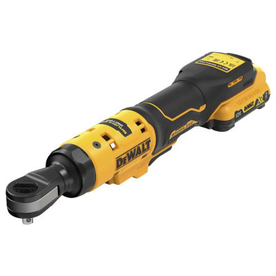 Гайковерт DeWALT кутовий, 12V XR Li-lon 2Ач, безщітковий, 54 Нм, сумка (DCF504D1)