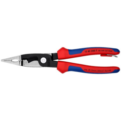 Плоскогубці KNIPEX для електромонтажних робіт (13 82 200 T)