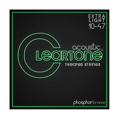 Струни для гітари Cleartone Acoustic Phosphor Bronze Ultra Light (10-47) (7410)