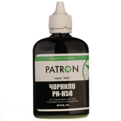 Чорнило Patron HP №58/138 BLACK pigment 90 г (I-PN-H58-090-B-P)