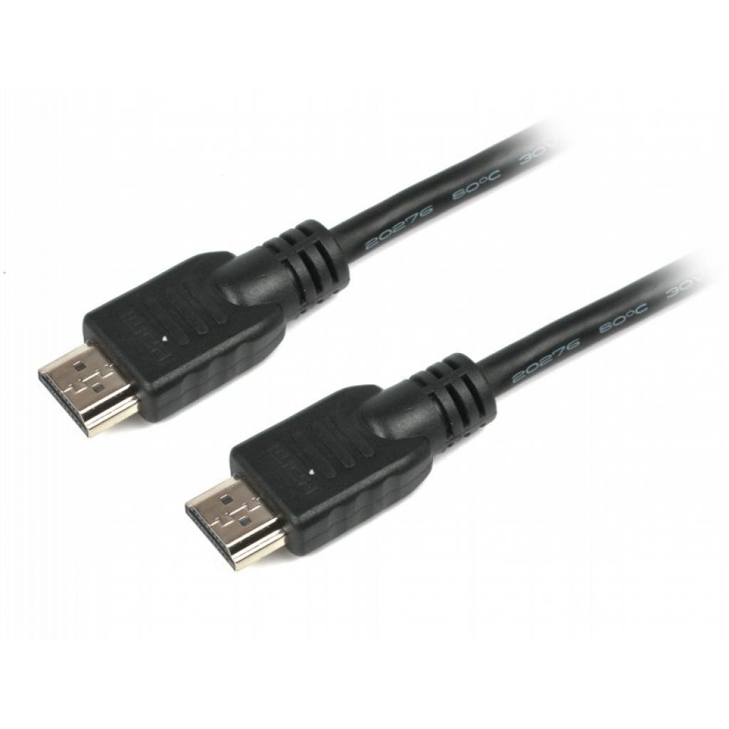 Кабель мультимедійний HDMI to HDMI 1.0m Maxxtro (V-HDMI4-1)