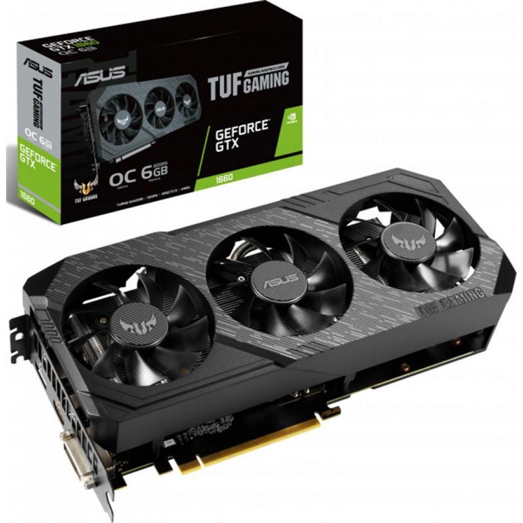 Відеокарта ASUS GeForce GTX1660 6144Mb TUF3 OC GAMING (TUF3-GTX1660-O6G-GAMING)