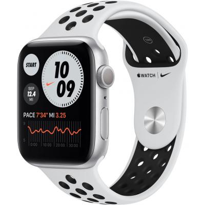 Смарт-годинник Apple Watch Nike Series 6 GPS 44mm Silver Aluminum Case with Pure (MG293UL/A)