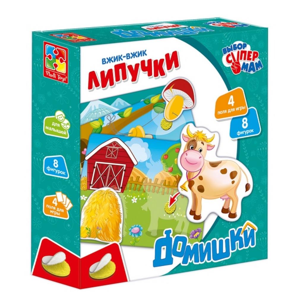 Розвиваюча іграшка Vladi Toys Вжик-вжик Липучки Будиночки рос (VT1302-24)