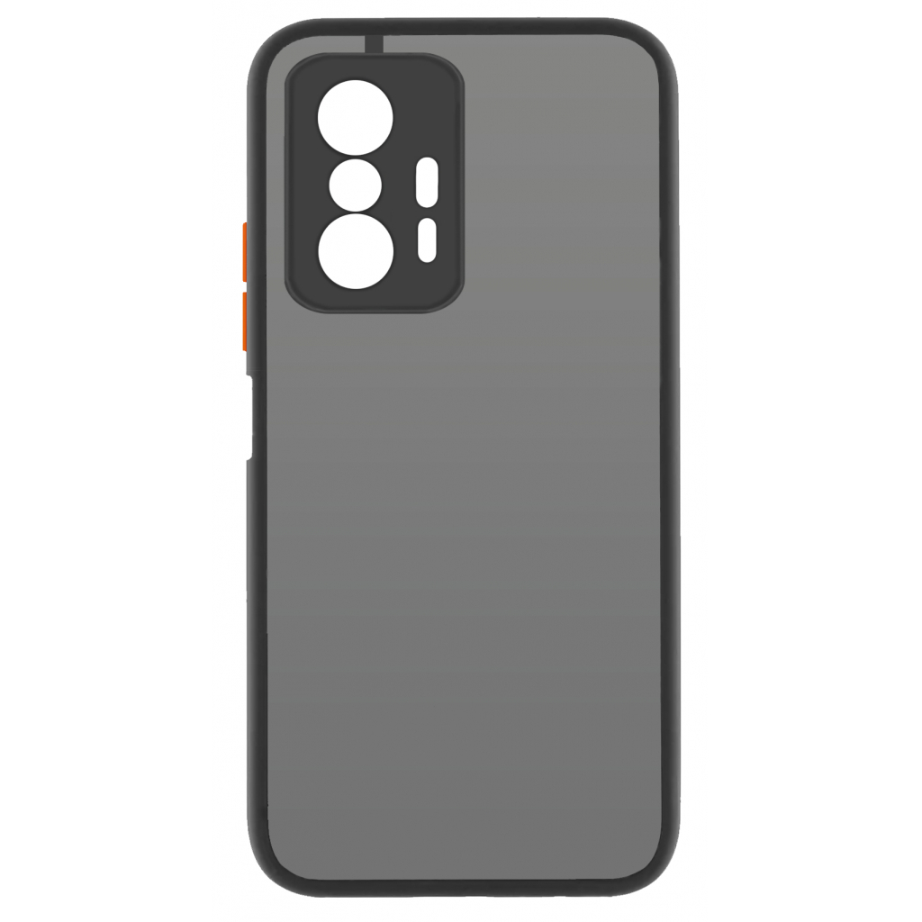 Чохол до моб. телефона MakeFuture Xiaomi 11T/11T Pro Frame (Matte PC+TPU) Black (MCMF-X11T/11TPBK)