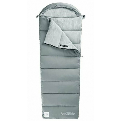 Спальний мішок Naturehike M400 NH20MSD02 Down Cotton Right Grey (6927595748138-R)