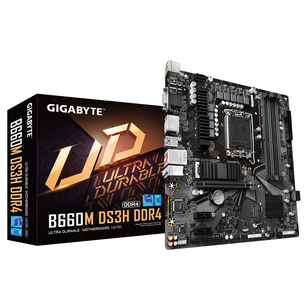 Материнська плата GIGABYTE B660M DS3H DDR4