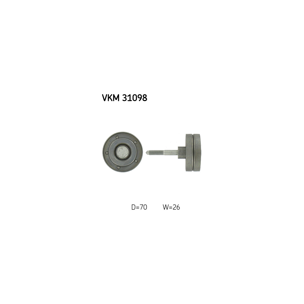 Ролик натягувача ременя SKF VKM 31098