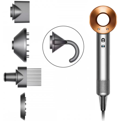 Фен Dyson HD07 Supersonic Nickel/Copper (389922-01)