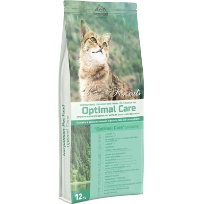 Сухий корм для кішок Carpathian Pet Food Optimal Care 12 кг (4820111140817)