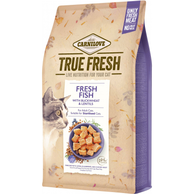 Сухий корм для кішок Carnilove True Fresh Cat Fish 4.8 кг (8595602561438)