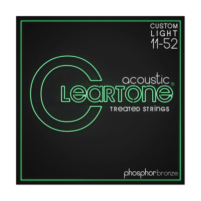 Струни для гітари Cleartone Acoustic Phosphor Bronze Extra Light (11-52) (7411)