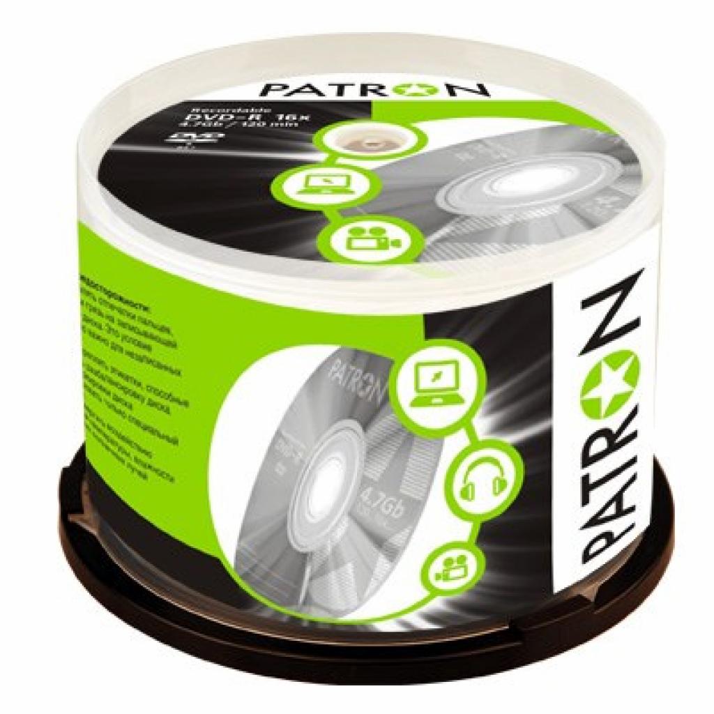 Диск DVD Patron 4.7Gb 16x Cake box 50шт (INS-D021)