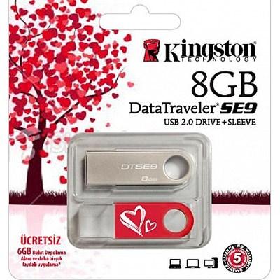 USB флеш накопичувач Kingston 8Gb DataTraveler SE9 Valentine (KC-U468G-2U2)