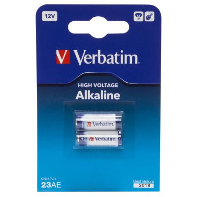 Батарейка Verbatim A23 (23AE/MN21) Alkaline 12V * 2 (49939)