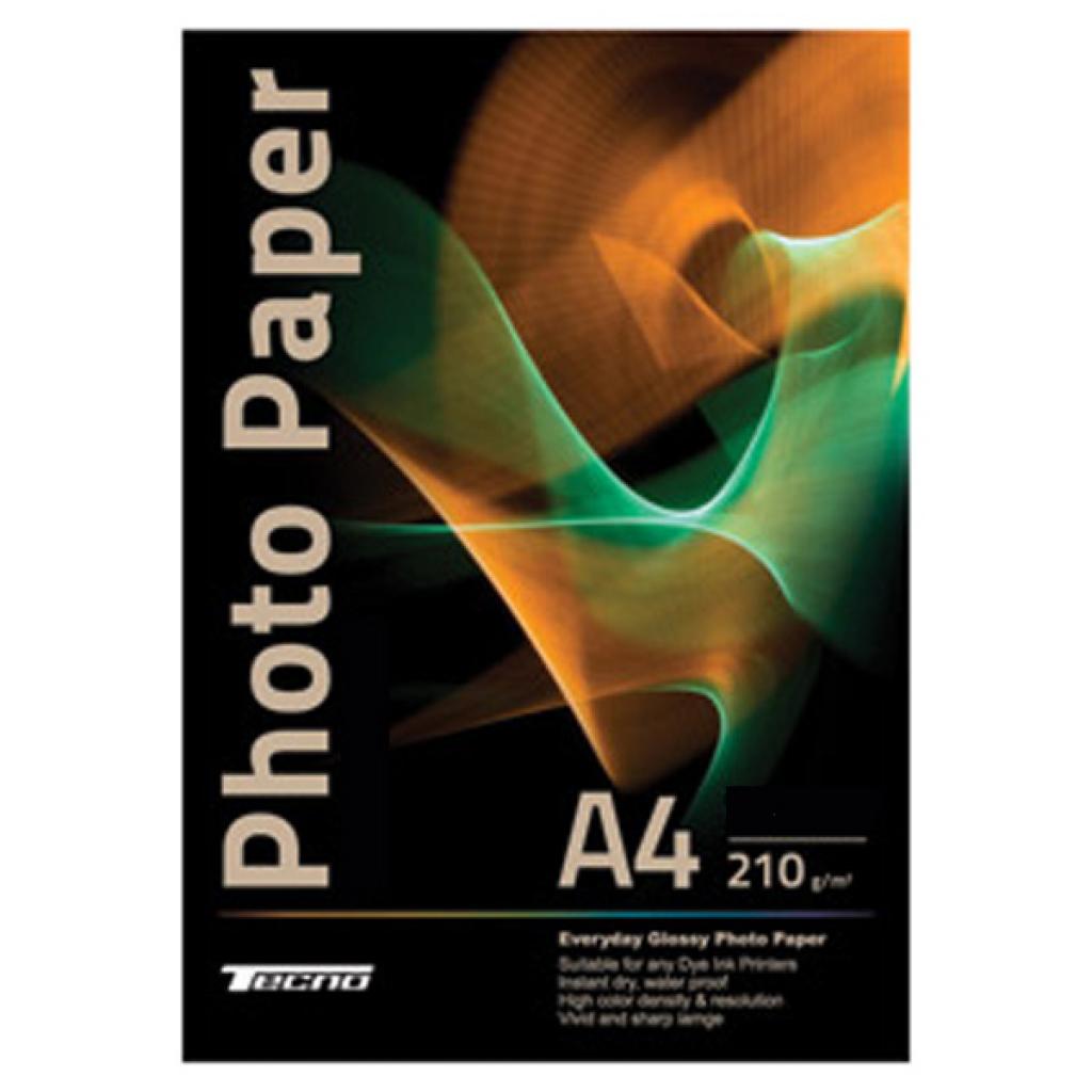 Фотопапір Tecno A4 210g 50 pack Glossy, Premium Photo Paper CB (PG 210 A4 CP50)