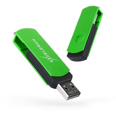 USB флеш накопичувач eXceleram 32GB P2 Series Green/Black USB 2.0 (EXP2U2GRB32)