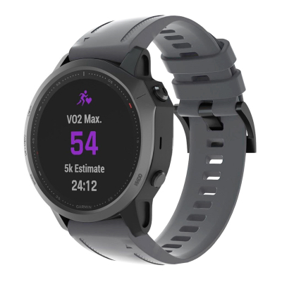 Ремінець до смарт-годинника Armorstandart Silicone 20mm для Garmin Fenix 5s/6s Grey (ARM60812)