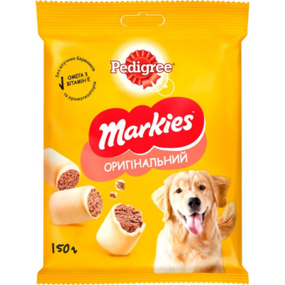 Ласощі для собак Pedigree Markies печиво 150 г (9003579302552)