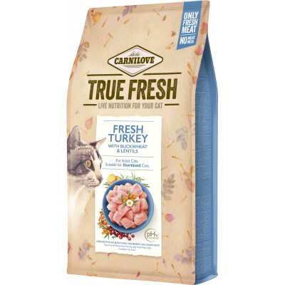 Сухий корм для кішок Carnilove True Fresh Cat Turkey 1.8 кг (8595602561452)