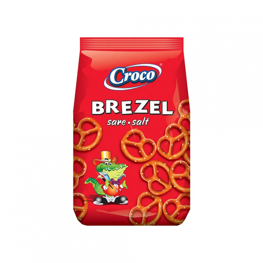 Соломка Croco Brezel Фігурна солена 80 г (5941194000139)