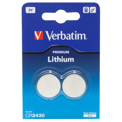 Батарейка Verbatim CR 2430 Lithium 3V * 2 (49937)