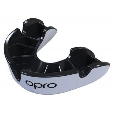 Капа Opro Junior Silver - White/Black (art_002190006)