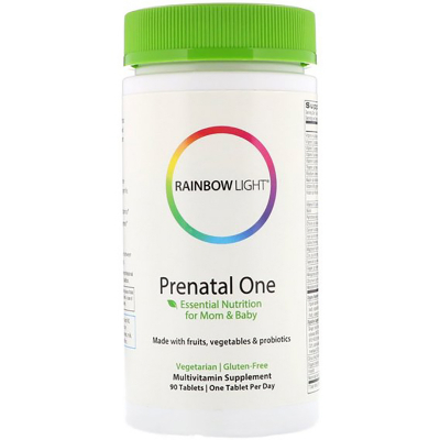 Вітамін Rainbow Light Мультивітаміни для вагітних Prenatal One, 90 таблеток (RLT-10972)