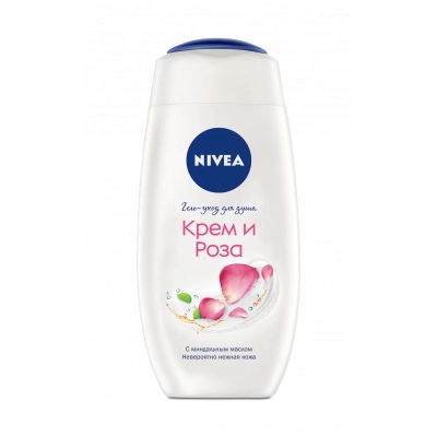 Гель для душу Nivea Крем і Троянда з маслом мигдалю 250 мл (4005808577910)