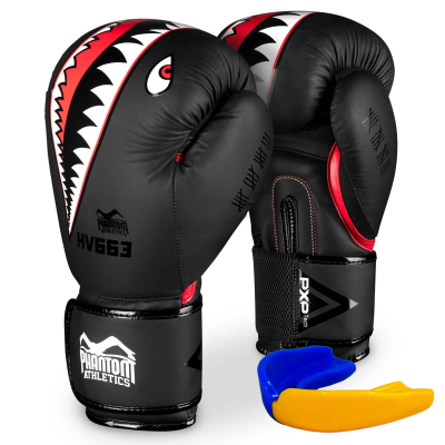 Боксерські рукавички Phantom Fight Squad Schwarz Black 10oz (PHBG2216-10)