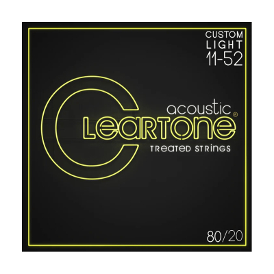 Струни для гітари Cleartone Acoustic 80/20 Bronze Ultra Light (11-52) (7611)