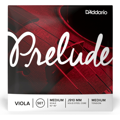 Струни для альта D'Addario Prelude Viola String Set Medium Scale Medium Tension (J910 MM)