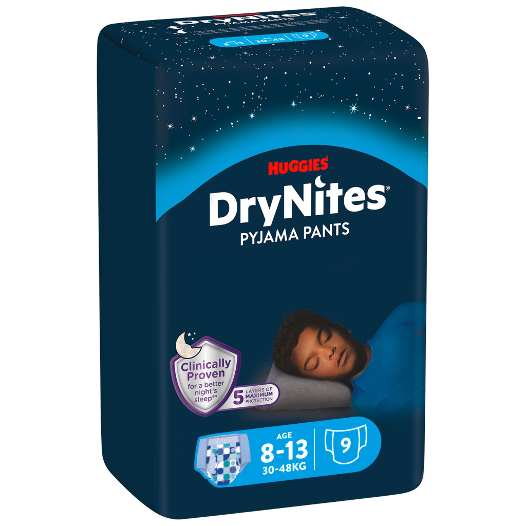 Підгузок Huggies DryNites для хлопчиків 8-15 років 9 шт (5029053527598)