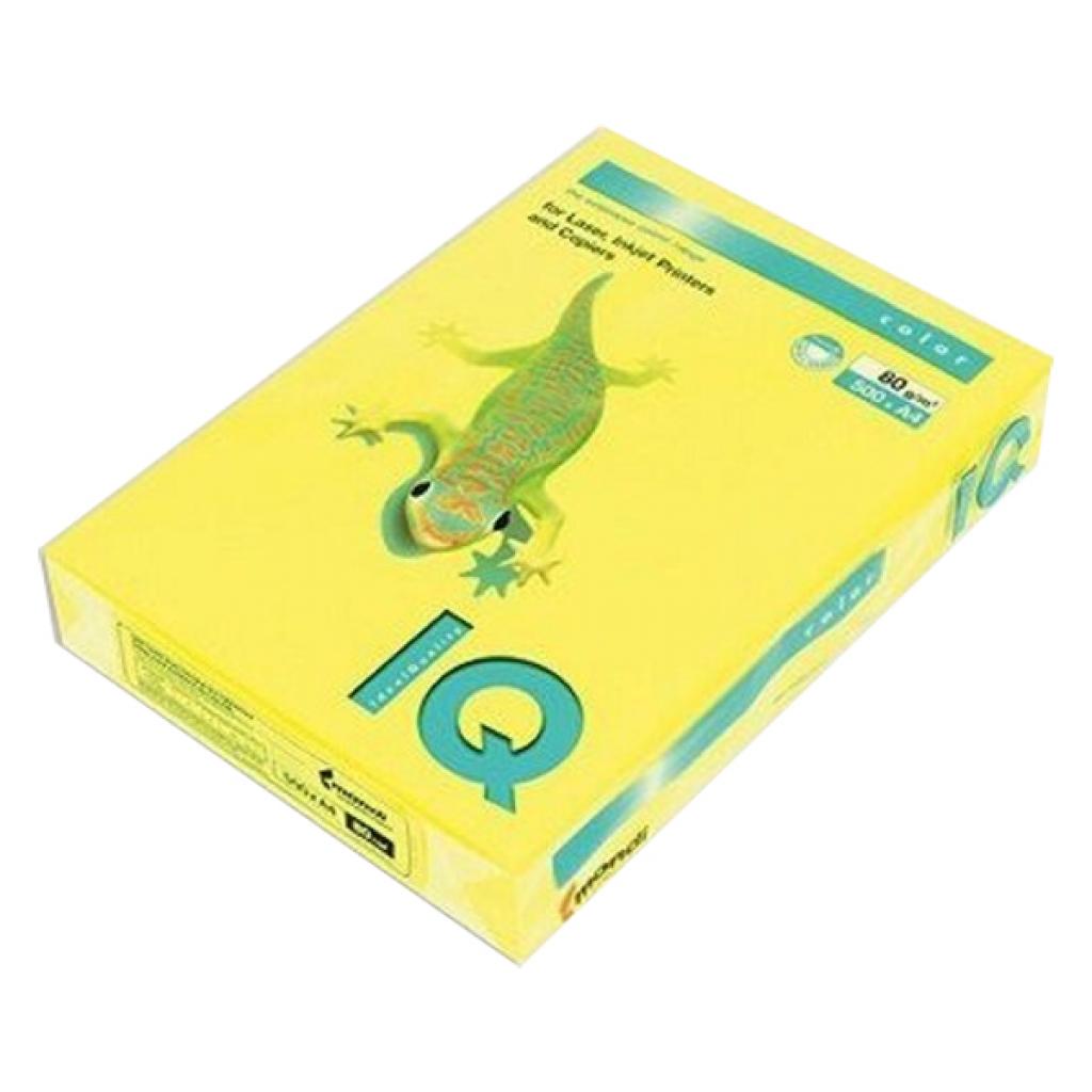 Папір Mondi IQ color А4 intensive, 80g 500sheets, canary yellow (A4.80.IQI.CY39.500)