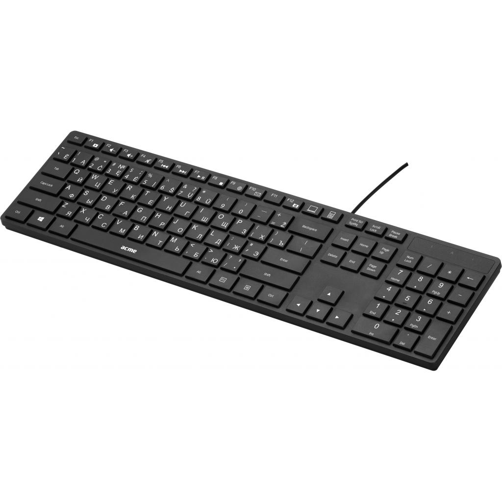 Клавіатура ACME KS07 Slim Keyboard RU, USB (4770070878125)