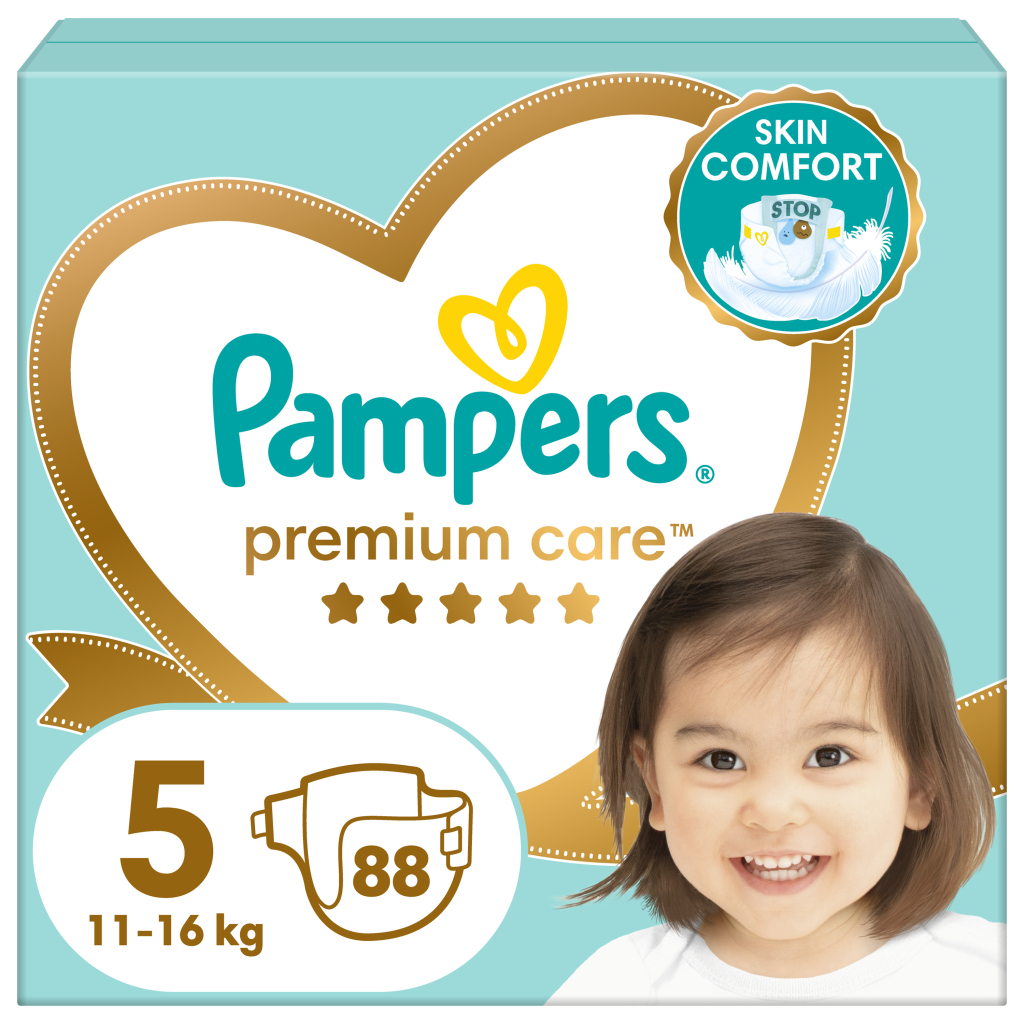 Підгузок Pampers Premium Care Junior 5 (11-16 кг) 88шт (4015400541813)