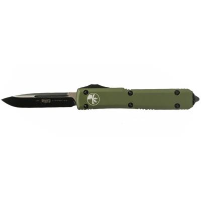 Ніж Microtech Ultrtaech Drop Point Black Blade Green (121-1OD)