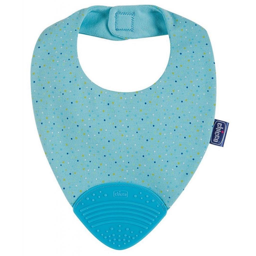 Слинявчик Chicco GIMMY BIB з прорізувачем блакитний (02581.20)