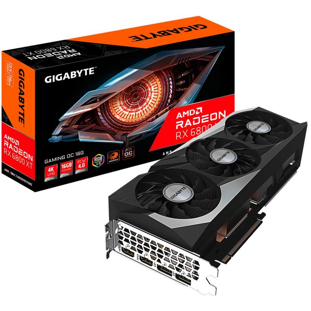 Відеокарта GIGABYTE Radeon RX 6800 XT 16Gb GAMING OC (GV-R68XTGAMING OC-16GD)