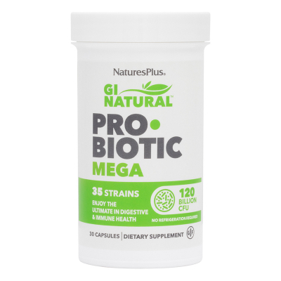 Пробіотики Natures Plus Пробіотики Мега, Probiotic Mega, Nature's Plus, 120 млрд КУО (NAP-43902)