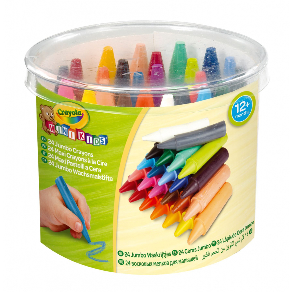 Набір для творчості Crayola Mini Kids великих воскових крейди 24 шт. (256243.112)