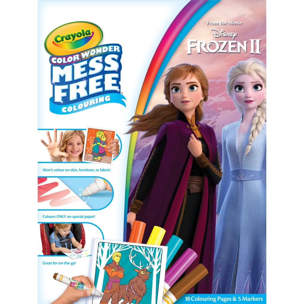 Набір для творчості Crayola Color Wonder Frozen 2 Розмальовка (256697.006)