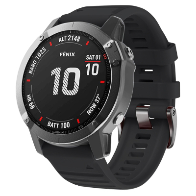 Ремінець до смарт-годинника Armorstandart Silicone 22mm для Garmin Fenix 5/6 Black (ARM60796)