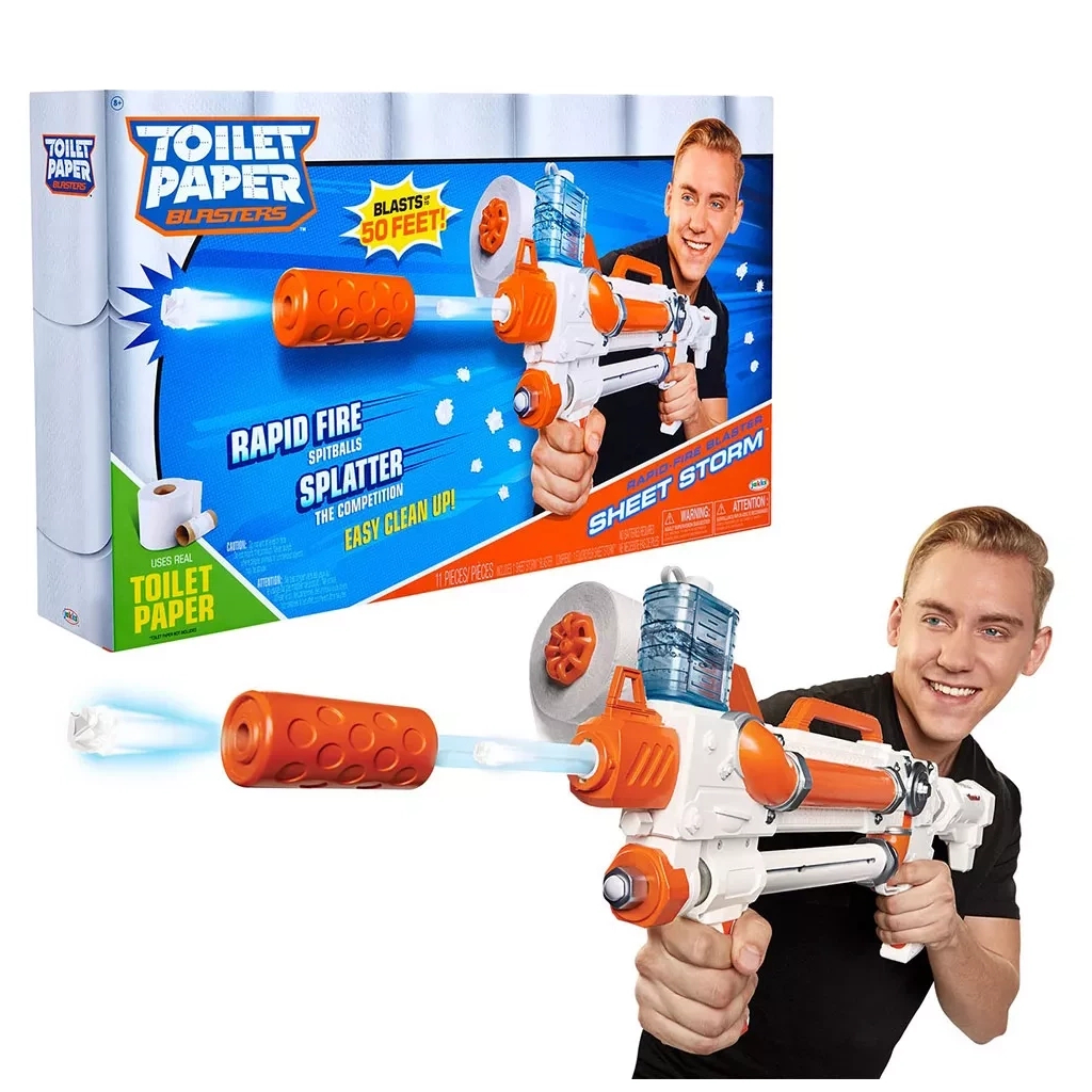 Іграшкова зброя Jakks Pacific Toilet paper Паперовий град (150301)