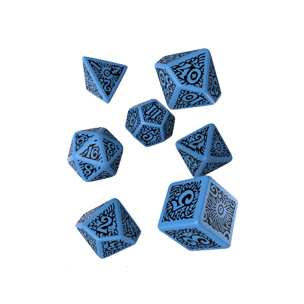 Набір кубиків для настільних ігор Q-Workshop COC The Outer Gods Azathoth Dice Set (7 шт) (SCTA08)