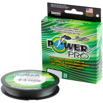 Шнур Power Pro Moss Green 135m 0.23mm 33lb/15.0kg (2266.78.27)